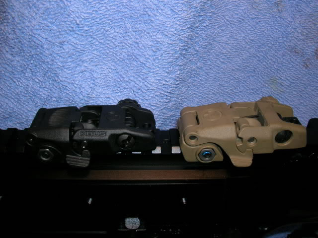 MAGPUL MBUS  COMPARED TO MAPGPUL GENERATION II MBUS